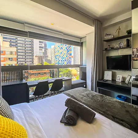 Elite Apartamento Moderno C/ Vista Para A Oscar Freire São Paulo Exterior photo